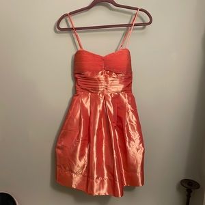 Pink Metallic Formal Dress